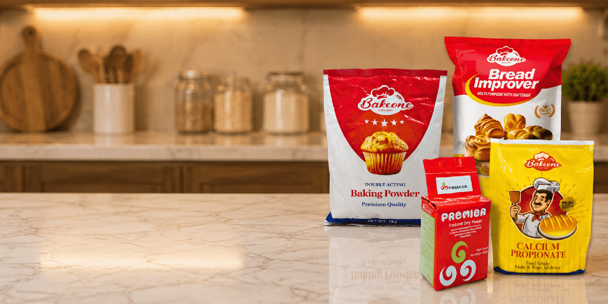 Premium raw baking elements selection